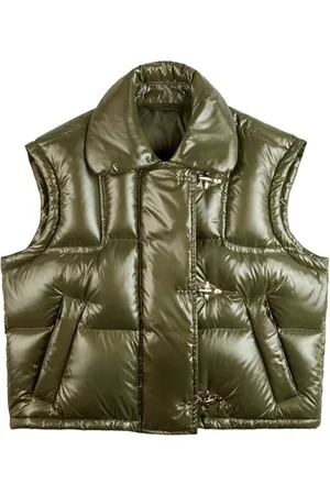 FAY Vests, female, , Size: M Puffer Vest with Zip Closure