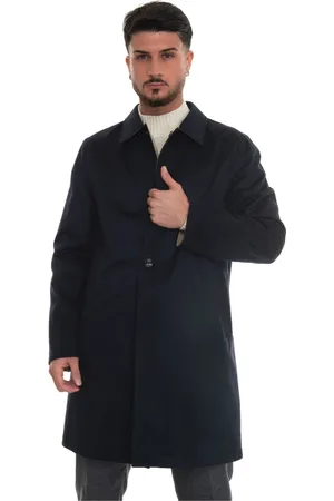 Kired Single-Breasted Coats, male, , Size: 3XL Reversible Dust Coat with Button Closure