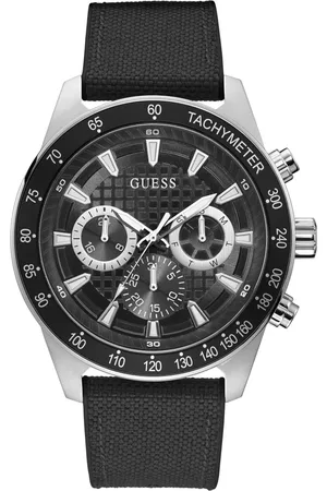 Guess Watches, male, , Size: ONE SIZE Modern Quartz Watch with Stopwatch Function