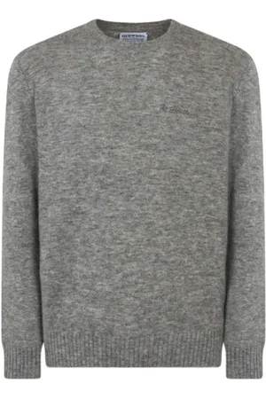 MC2 SAINT BARTH Round-neck Knitwear, male, , Size: M Heron Embroidered Sweater