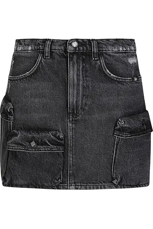 AMISH Denim Skirts, female, , Size: W27 Logo Jeans