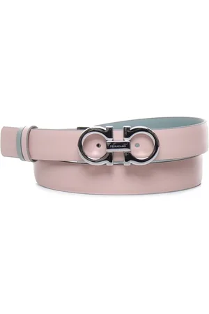 Salvatore Ferragamo Belts, female, , Size: 95 CM Italian Leather Belt with Gancini Buckle