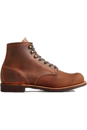 Red Wing Lace-up Boots, male, , Size: 7 US Copper Rough Tough Blacksmith Boot