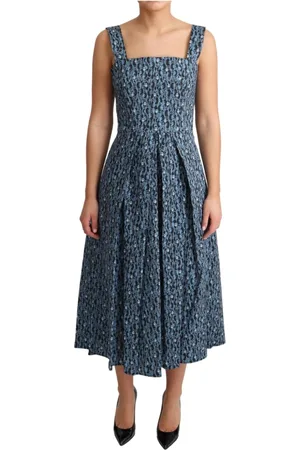 Dolce & Gabbana Midi Dresses, female, , Size: 2XS Heart Print A-Line Dress