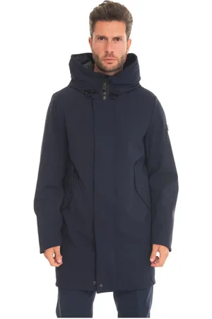 Peuterey Parkas, male, , Size: 2XL Water Resistant Parka with Zip Lock