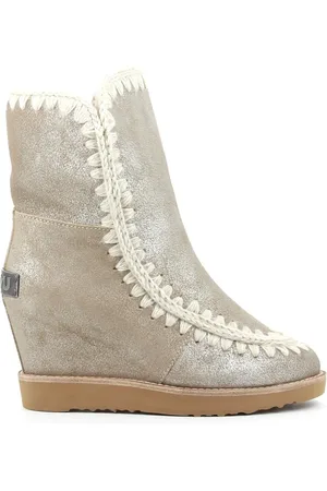 Mou Winter Boots, female, , Size: 9 US French Toe Wedge Short Boots