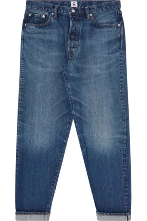 Edwin Straight Jeans, male, , Size: W30 Loose Tapered Dark Used Jeans