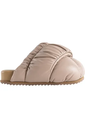 Yume Yume Slippers, female, , Size: 10 US Vegan Leather Sabot with Ruched Band