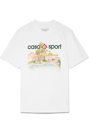 Casablanca T-Shirts, male, , Size: 2XL Poolside T-Shirt