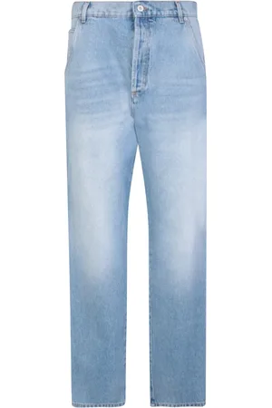 Balmain Slim-fit Jeans, male, , Size: W33 Light Low Rise Jeans