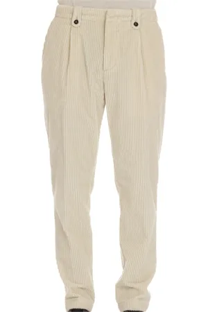 ELEVENTY Slim-fit Trousers, male, , Size: W34 Wide Corduroy Trousers