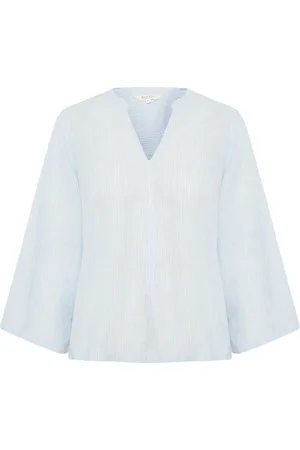Part Two Blouses, female, , Size: L Windsurfer Stripe Linen Blouse