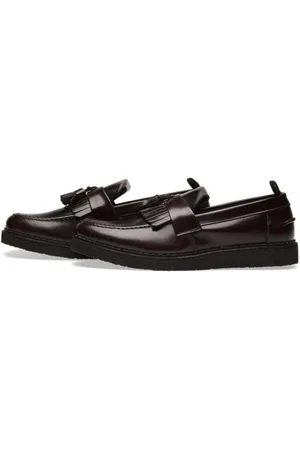 Fred Perry Loafers, male, , Size: 8 US Tassel Loafer Oxblood Leather Shoes