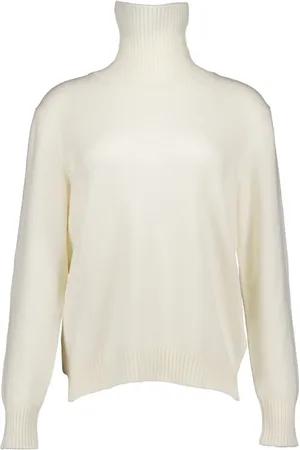 Gran Sasso Turtlenecks, female, , Size: XL Ecru Turtleneck Sweater