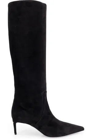 Dolce & Gabbana Heeled Boots, female, , Size: 7 US Suede Stiletto Heel Boots