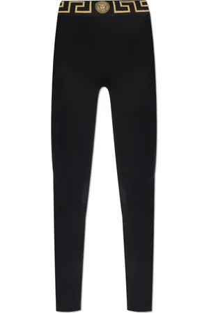 VERSACE Leggings, female, , Size: 2XS Leggings with logo