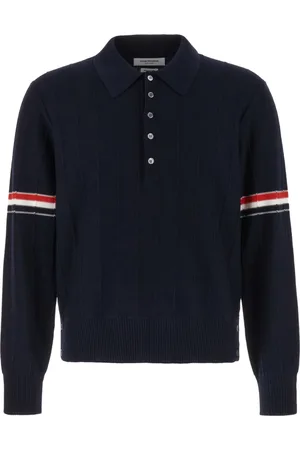 Thom Browne Polo Shirts, male, , Size: S Classic Polo Shirt