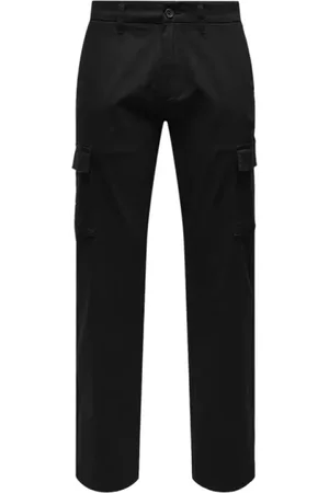 Only & Sons Straight Trousers, male, , Size: W33 L32 Straight Trousers