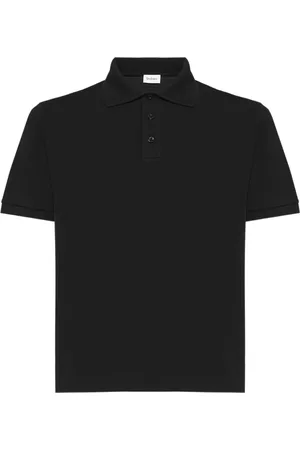 Saint Laurent Polo Shirts, male, , Size: XL Polo Shirt with Cassandre Logo
