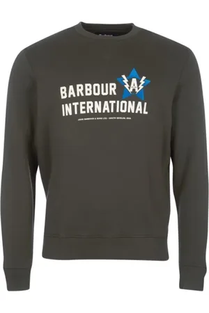 Barbour Sweatshirts, male, , Size: XL Legacy A7 Sweatshirt - Inspired by Motor Racing