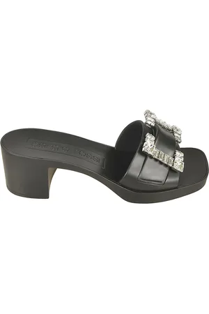 Sergio Rossi Heeled Mules, female, , Size: 7 US Sandals Elegant Style