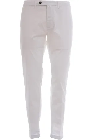 Siviglia Slim-fit Trousers, male, , Size: W31 Regular Fit Cotton Pants
