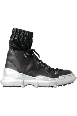 Dolce & Gabbana Sneakers, male, , Size: 8 US Nylon Galileo High Top Sneakers Shoes