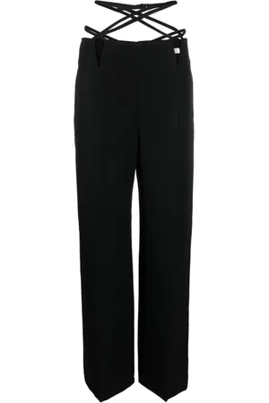 DION LEE Chinos, female, , Size: S V-Wire Straight-Leg Trousers