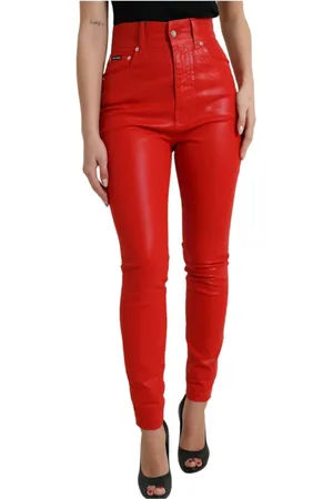 Dolce & Gabbana Skinny Jeans, female, , Size: XS High Waist Skinny Denim Jeans