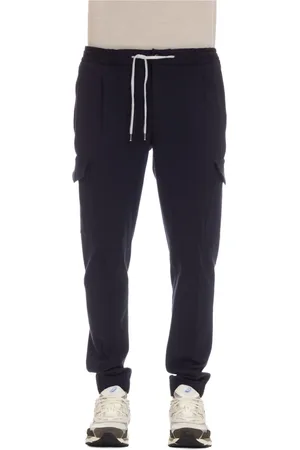 PT Torino Slim-fit Trousers, male, , Size: 2XL Cargo Trousers Elastic Waist