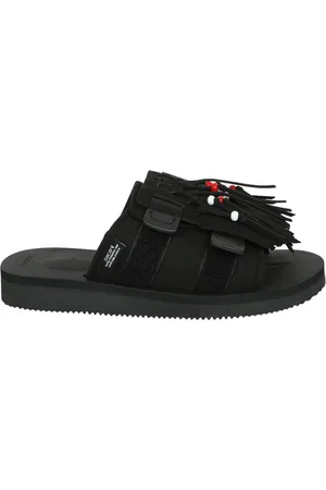 SUICOKE Sliders, male, , Size: 5 US Fringed Sandals