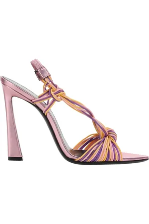 Saint Laurent High Heel Sandals, female, , Size: 6 US Pink Heel Sandals Elevate Style