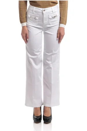 Liu Jo Wide Trousers, female, , Size: W29 Flare Cropped Pants