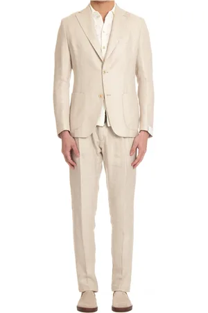 ELEVENTY Single Breasted Suits, male, , Size: XL Structured Jacket and Pants Set