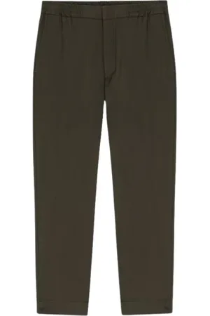 NN.07 Slim-fit Trousers, male, , Size: W28 Double Face Cotton Blend Elastic Waist Pants