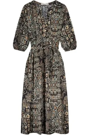 Summum Woman Midi Dresses, female, , Size: M Printed Viscose Long Dress