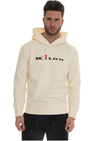 Kiton Hoodies, male, , Size: L Comfortable Cotton Hooded Sweatshirt