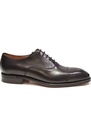 Berwick Business Shoes, male, , Size: 13 US Classic Box Calf Shoe with Toe Stitching