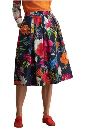 GANT Midi Skirts, female, , Size: S Floral Midi Skirt