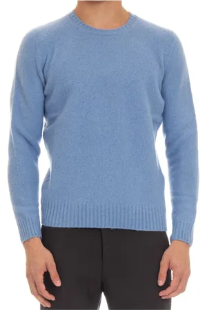 DRUMOHR Round-neck Knitwear, male, , Size: 2XL Crew Neck Sweater Soft Touch