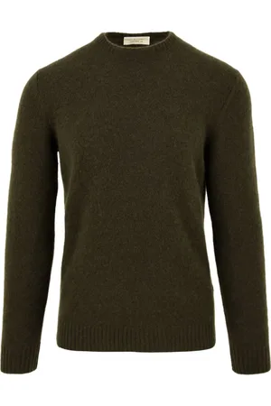 FILIPPO DE LAURENTIIS Round-neck Knitwear, male, , Size: 2XL Military Sweaters for Men