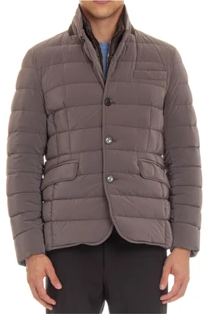 MOORER Down Jackets, male, , Size: L Quilted Puffer Coat