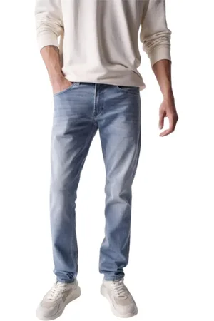 Salsa Straight Jeans, male, , Size: W38 L32 Slim-fit Jeans