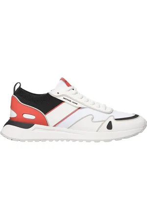 Michael Kors Sneakers, male, , Size: 8 US Trendy Red and Sneakers for Men