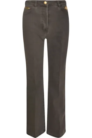 Patou Straight Jeans, female, , Size: XS Anthracite Trousers