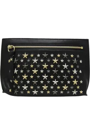 Jimmy Choo Pre-owned Clutches, female, , Size: ONE SIZE Pre-owned Leather clutches