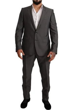 Dolce & Gabbana Single Breasted Suits, male, , Size: M Metallic Martini Slim Fit Suit Set