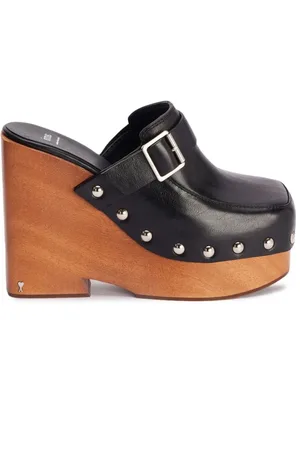 Ami Wedges, female, , Size: 11 US Studded Platform Mules Sandals