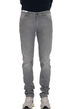 PT Torino Slim-fit Jeans, male, , Size: W34 Grey Denim Swing Fit Jeans