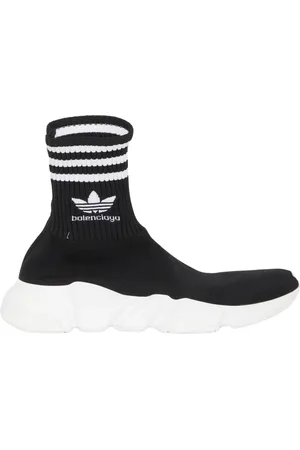 Balenciaga Sneakers, female, , Size: 8 US 3D Knit Sneakers with Sock Design